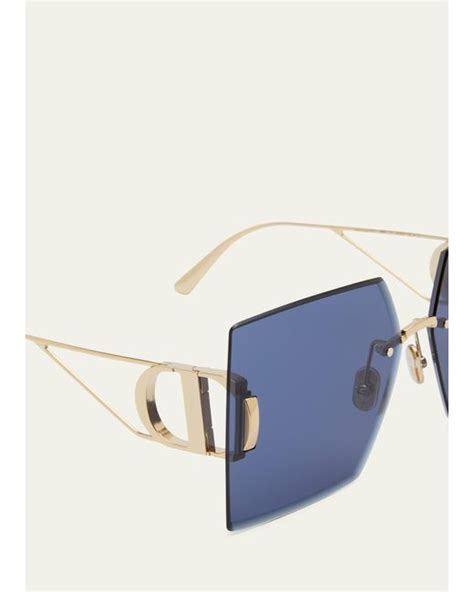 30 montaigne s7u|30Montaigne S7U square sunglasses in blue .